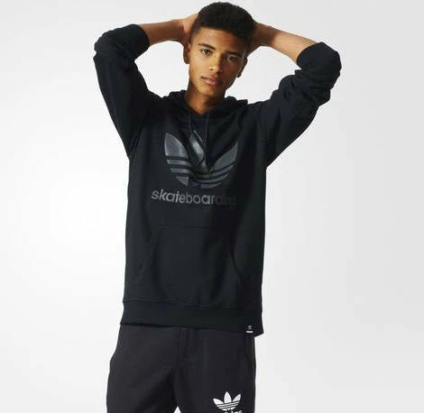 Deals ???? Adidas Originals ADV Hoodie Black/Carbon ⭐