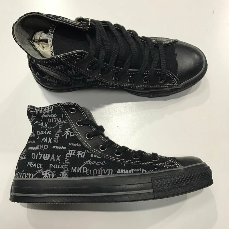 Best deal ⭐ Converse John Lennon All Star Peace HI Black Grey 1Q088 ????