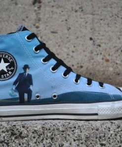 Best Pirce ⭐ Converse Pink Floyd Wish HI Black White 108830 ????