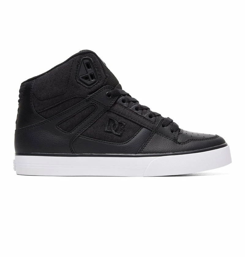 Top 10 ???? DC ???? Shoes DC ADYS400046 Pure High Top WC TX SE Black Marl BMA 1 ❤️