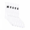 Promo ???? DC ???? Shoes DC ???? Socks Crew 5 Pair Pack White EDYAA03150 ???? -The Hundreds Shop DC Socks Crew 5 Pair Pack White EDYAA03150 Famous Rock Shop Newcastle NSW Australia 800x