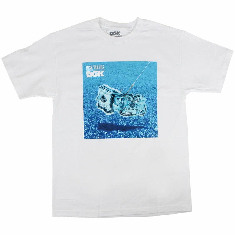 Best Sale ???? DGK Risk Takers Tee White ???? 3 Best Sale ???? DGK Risk Takers Tee White ????