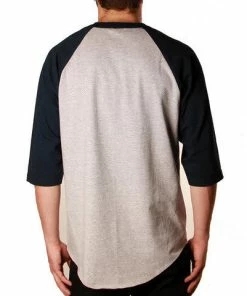 Best deal ???? DGK Slugger 3/4 Sleeve Raglan DLS-29 ✨ -The Hundreds Shop DGK Slugger 34 Sleeve Raglan DLS 29 ATH HEATHER NAVY Famous Rock Shop 3 800x
