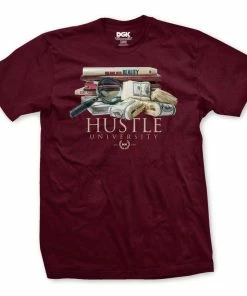 Best reviews of ❤️ DGK Burgundy University Tee Hustle University ????
