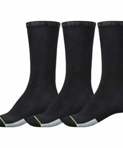 Cheap ???? Globe ???? Socks Low Impact Crew Sock 3Pack Assorted ⌛