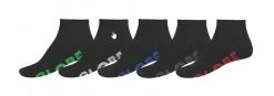Discount ⌛ Globe Boys Stealth Sport Black Ankle ???? Socks 5 Pack 1 ❤️