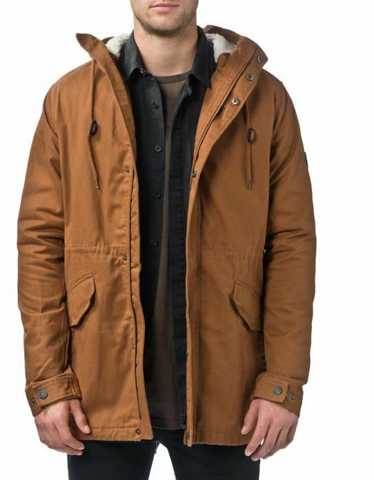 Outlet ???? Globe Goodstock Fishtail Jacket Tobacco GB01737001 ????