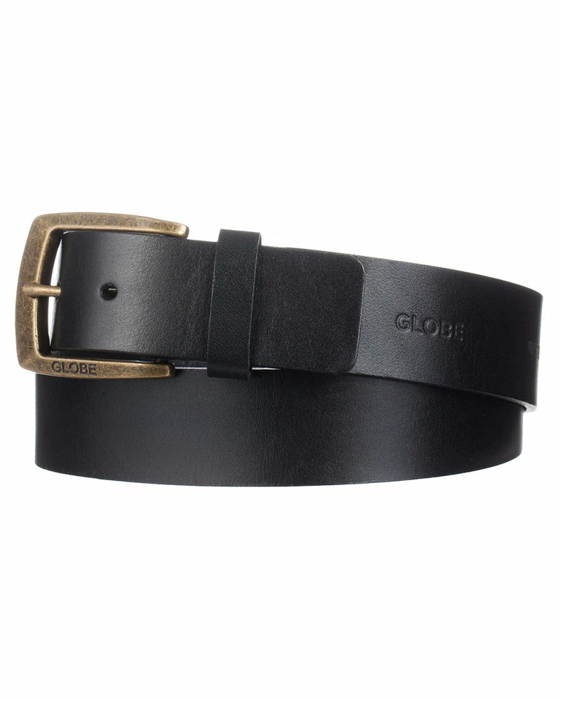 Buy ⌛ Globe Supply Belt Black Leather ???? 3 Buy ⌛ Globe Supply Belt Black Leather ????