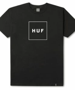Brand new ???? HUF Essentials Box Logo Tee Black TS00507 ❤️