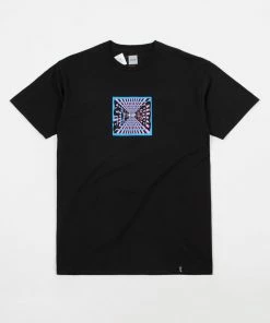 Best Pirce ???? HUF Stoned Box Logo Tee Black TS00317 ????