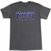 Brand new ✨ Thrasher Flame Logo T-Shirt Dark Heather 110289 ???? -The Hundreds Shop Thrasher Flame Logo T Shirt Dark Heather Grey 800x