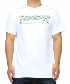 Wholesale ???? Thrasher Roses Tee White ????