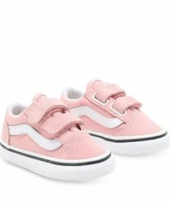 Buy ???? Vans Infants Old Skool Powder Pink Velcro ???? Sneakers VN000D3Y9AL ???? -The Hundreds Shop VansInfantsOldSkoolVelcroPowderPinkVN000D3Y9AL7 800x