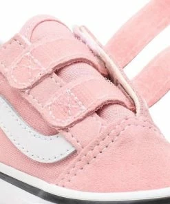 Buy ???? Vans Infants Old Skool Powder Pink Velcro ???? Sneakers VN000D3Y9AL ???? -The Hundreds Shop VansInfantsOldSkoolVelcroPowderPinkVN000D3Y9AL9 800x