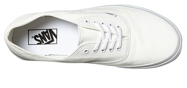 New ???? Vans Authentic Decon Premium Leather ???? Shoe True White ⌛ 4 New ???? Vans Authentic Decon Premium Leather ???? Shoe True White ⌛ - Image 2