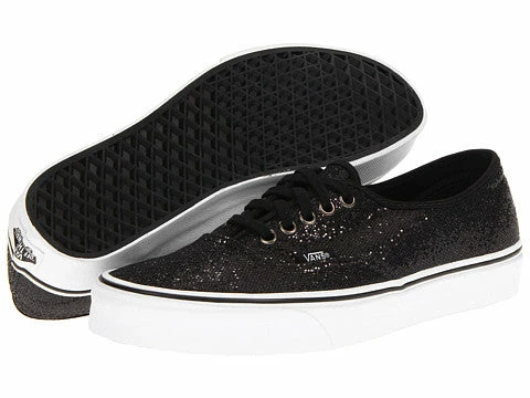 Cheapest ???? Vans Authentic Glitter Black Micro Dots ✔️