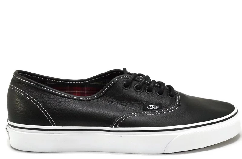 Flash Sale ⌛ Vans Authentic Leather Black Plaid 1 ????