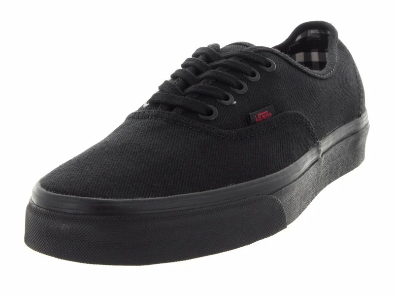 Discount ???? Vans Authentic Twill & Gingham Black Black ???? Sneaker ????