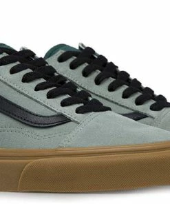 Outlet ???? Vans Old Skool Gum Shadow Grey Trekking Green Canvas & Suede Skate ???? Shoe ???? -The Hundreds Shop Vans Old Skool Gum Shadow Trekking Green Skate Shoe Famous Rock Shop Newcastle NSW Australia 3 800x