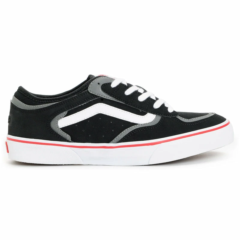 Hot Sale ???? Vans Rowely Pro Black White Red VNOSDQBWT ???? - Image 2