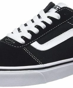 The Hundreds Shop -The Hundreds Shop Vans Ward Suede Canvas Black and White 800x