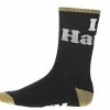 Hot Sale ❤️ DGK 'Haters' Crew ???? Socks Single Pair - Black/Gold ⭐ -The Hundreds Shop haters black gold 800x