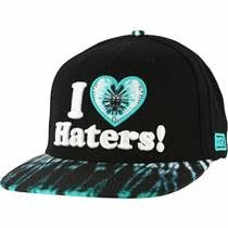 Best Pirce ???? DGK Cap I Love Haters Black Tie Dye ????