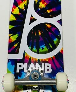 Outlet ???? Famous Rock Shop PLANB Tie-Dye Skateboard Complete 71/2 ????