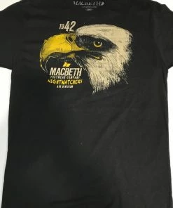 Best Sale ???? Macbeth Nightwatchers Eagle Black And Yellow Men's Tee ????