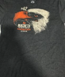 Deals ???? Macbeth Nightwatchers Eagle Grey And Orange Tee ✔️
