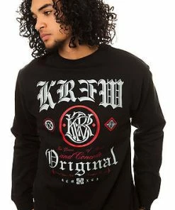 Flash Sale ???? KR3W Presidente Black Crew Fleece ✨