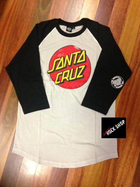 Outlet ???? Santa Cruz Raglan Acid Wash Off White ❤️ 3 Outlet ???? Santa Cruz Raglan Acid Wash Off White ❤️