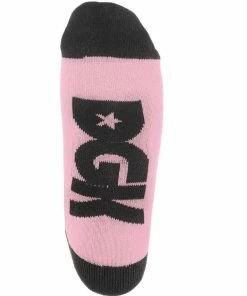 Coupon ✔️ DGK 'Stay Smokin' Crew ???? Socks Single Pair - Pink/Black ???? -The Hundreds Shop stay smokin pink blk 3 800x