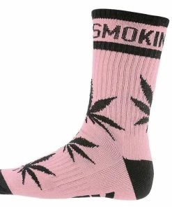 Coupon ✔️ DGK 'Stay Smokin' Crew ???? Socks Single Pair - Pink/Black ????