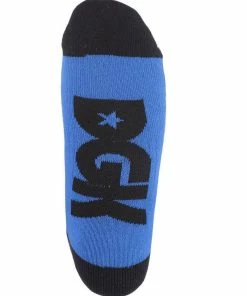 Discount ???? DGK 'Stay Smokin' Crew ???? Socks Single Pair - Royal/Black ???? -The Hundreds Shop stay smokin royal blue 3 800x