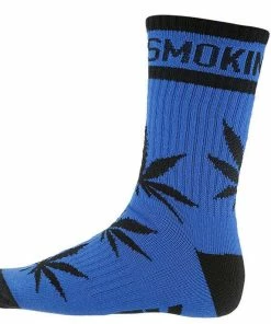 Discount ???? DGK 'Stay Smokin' Crew ???? Socks Single Pair - Royal/Black ????