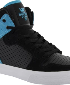 Flash Sale ???? Supra Kids Vaider Black Tourquise High Tops ????