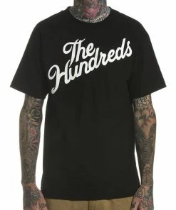 Budget ???? The Hundreds Forever Slant Black T-Shirt ????