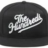 Discount ✔️ The Hundreds Slant Black Snapback ⭐ -The Hundreds Shop t14f106047 black 01 800x