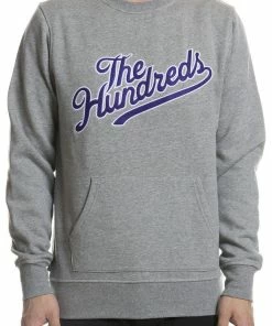Cheap ⭐ The Hundreds Classless Crewneck Athlectic Heather Grey ❤️