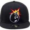Best Pirce ???? The Hundreds New Era 59 Fifty Black Adam ???? -The Hundreds Shop t14p106013 black 02 3 800x