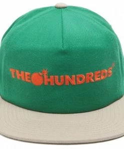 New ???? The Hundreds Bar Logo Green Snapback Cap ????