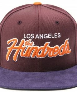 Cheapest ???? The Hundreds Team Two Maroon Adjustable Back Cap ????