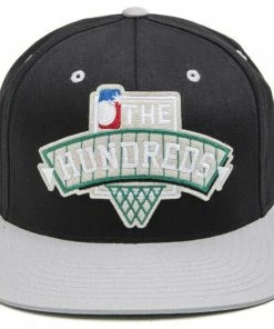 Hot Sale ???? The Hundreds Draft Black Snapback Cap ????