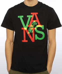 Cheapest ???? Vans T-Shirt Overlapse Black ????